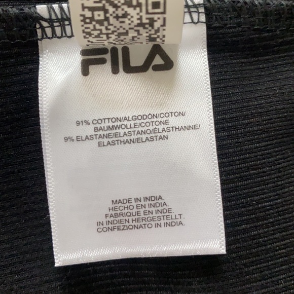 Black Fila Rib Varsity Dress- NWT - Picture 9 of 9